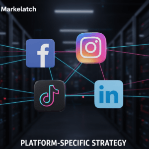 Markelatch Social Media Management Services - Smartphone Instagram Grid Mockup