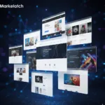 Markelatch Custom WordPress Website Design Mockup - Desktop and Mobile View