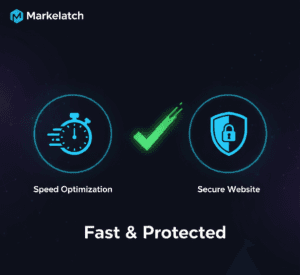 Markelatch Custom WordPress Website Design Mockup - Desktop and Mobile View