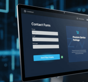 Markelatch Custom WordPress Website Design Mockup - Desktop and Mobile View